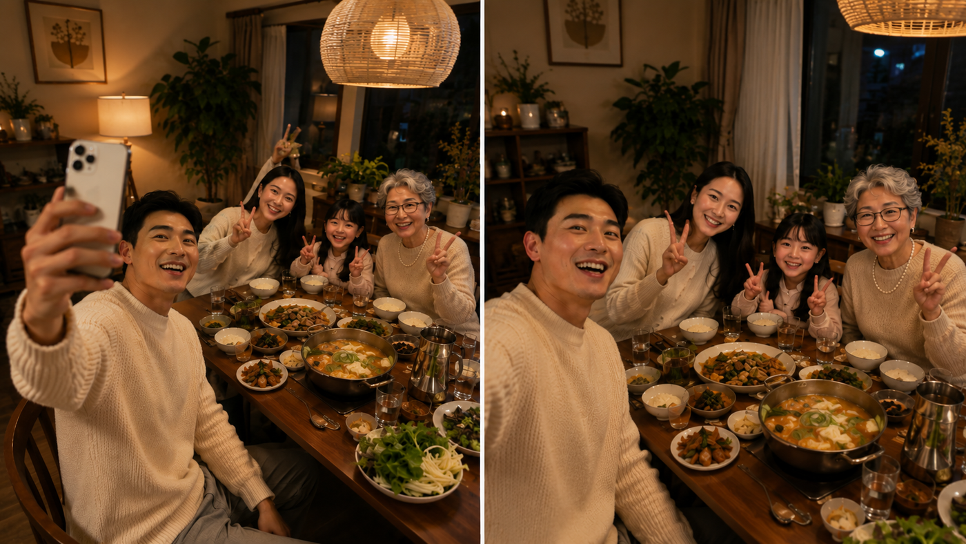단체 촬영도 문제없이